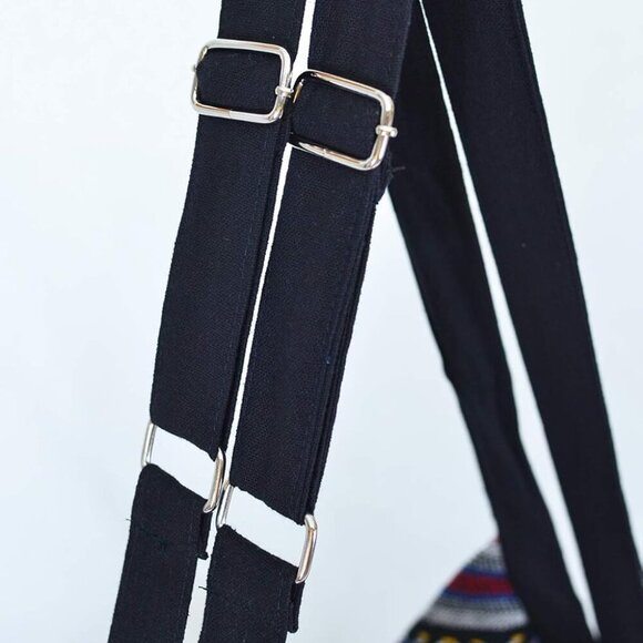 Boho Cotton Hobo Crossbody Bag Large Travel Beach Festival Purse - Picture 4 of 7